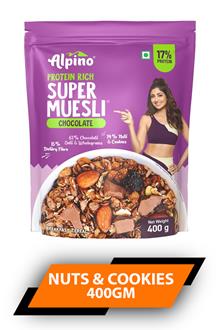 Alpino Super Muesli Nuts & Cookies 400gm